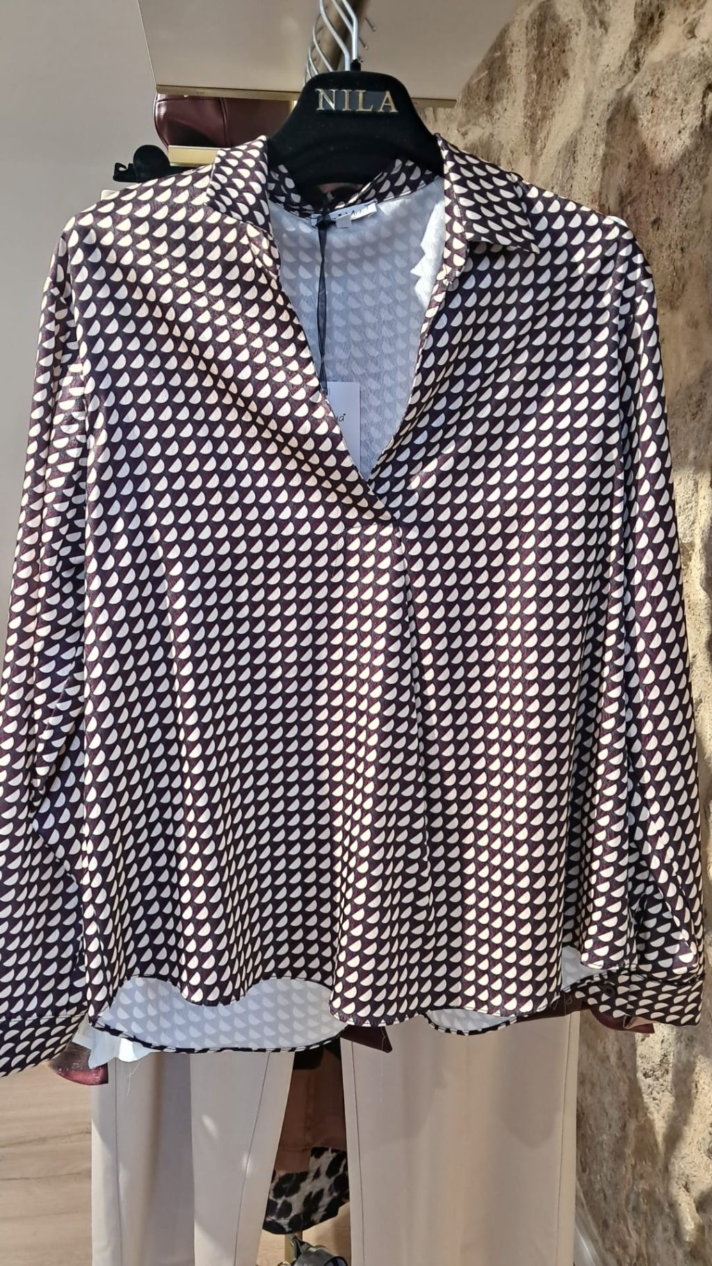 Camisa Bordeaux Mimi Mua
